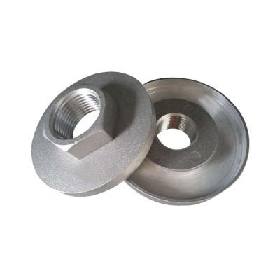 China 304 Stainless Steel Aluminum Part Supplier Durable Custom Aluminum Flange Nut Fabrication for sale