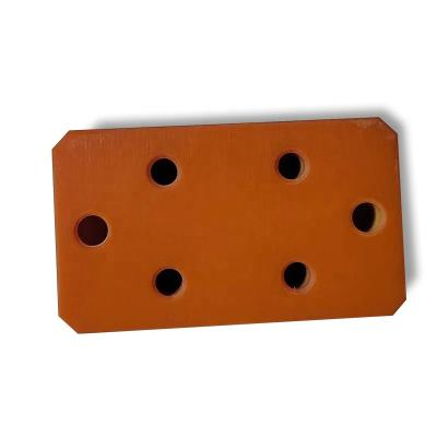 China Aluminum CNC Machining Bakelite Insulation Board Customized Orange Antistatic Insulation Board for sale