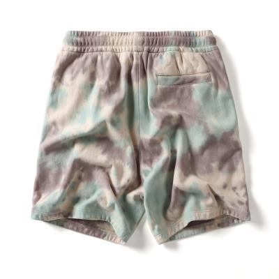 China Viable Hot Sale Camouflage Printed Draw String Outdoor Cotton Relaxed Fit Pants Mens Work Camouflage Cargo Shorts for sale