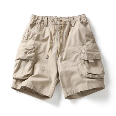 China Anti-wrinkle OEM Shorts Long Drawstring Men's Cargo Shorts Military Casual Trekking Hip Hop Shorts Pants Cargo Pants for sale