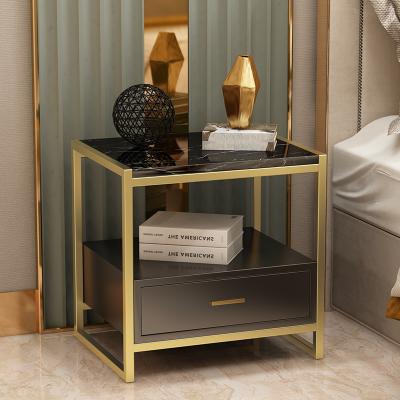 China (Others) Modern french style adjustable nightstand bedside table bedside table bedroom furniture for sale