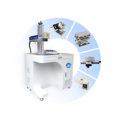 China Air-cooled JPT RAYCUS IPG 20W 30W 50W 3 years warranty memory card making machine laser marking for sale