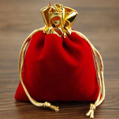 China Junmei Attractive Fashionable Custom Jewelry Pouch Stand Up Bags Drawstring Packaging Pouches for sale