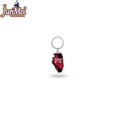 China Wholesale 2D 3D Mini Custom Fashion Cartoon Cute Alloy JunMei Top Car Three-dimensional Key Chain Pendant Key Ring for sale