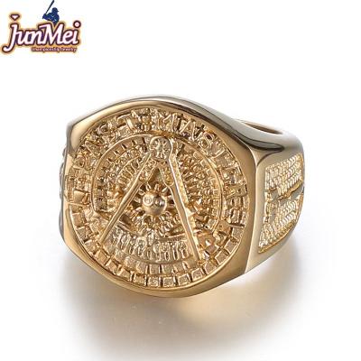 China JUNMEI 2022 High Quality Fashion Jewelry Men Women Stainless Steel Rings for sale