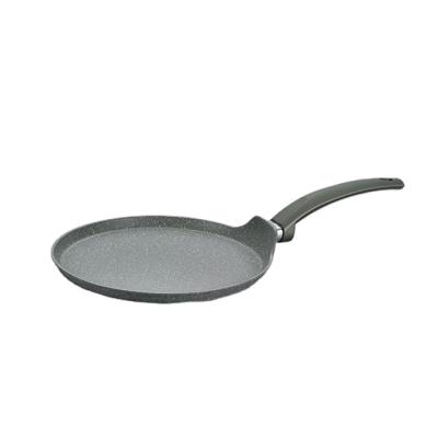 China Sustainable Pan Nonstick Tortilla Pancake Dose Tawa Pan for Induction Round Pan Flat Pizza Pan (9.5in) for sale