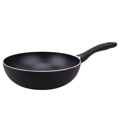 China Sustainable Aluminum Stick Wok Pan Unregulated With Induction Bottom for sale