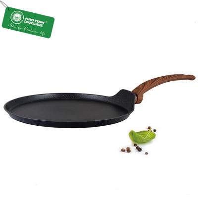 China Durable Forged Aluminum Non Marble Stick Liner Pizza Pan for sale