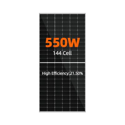 China Monocrystalline half cell solar panel 530w 535w 540w 545w 550w for home solar system 182mmx182mm for sale