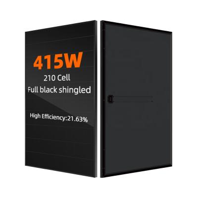 China Light Weight And Compact All-Black Sunrover 415W Solar Module 210mmx210mm for sale