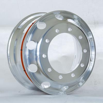 China Aluminum China Forged Aluminum Alloy 9*22.5 rims wheel for vacuum tire for sale