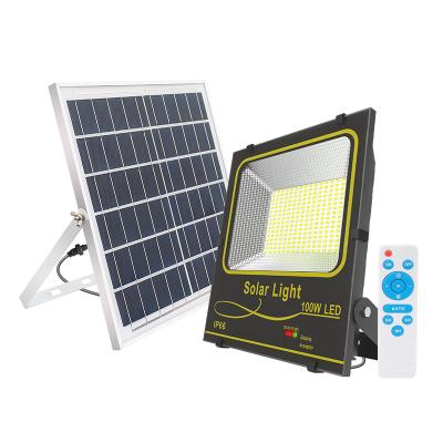 China Garden IP66 Waterproof Thin Solar LED Flood Light Chips Best Sale Outdoor Portable LED for sale