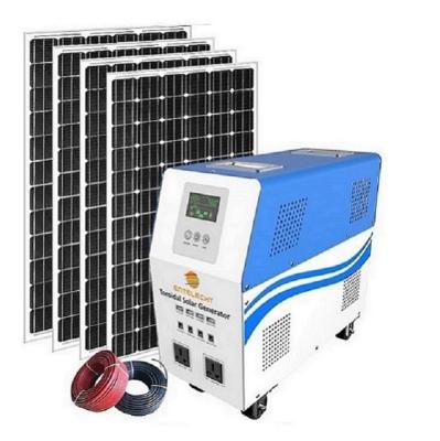 China Home 1kw 1800 Watt Generator Sets Solar Home Generator Application , 1kw Solar Panel With Generator for sale