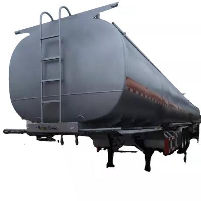 China Cheap truck trailer or 3 axle tank truck trailer second hand used stainless steel oil tank for sale for sale