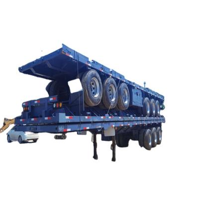 China High quality true-made truck trailer 3 axle locks for semi-trailer flatbed trailers for sale