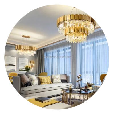 China Good Quality Modern Dining Living Room Wedding Indoor Luxury Large Ceiling Chandeliers Modern Crystal Pendant Lights For Home Decor for sale