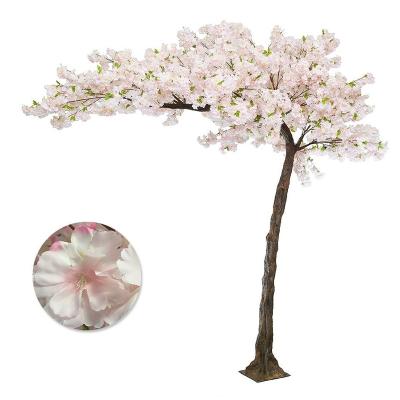 China Luxury Wedding Cherry Blossom Full Branches Decor 8ft Tall Fake White Red Pink Artificial Tree for sale