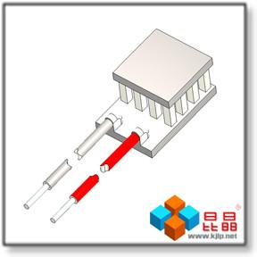 China TES1-011 Series (4.2x6.2mm) Peltier Chip/Peltier Module/Thermoelectric Chip/TEC/Cooler for sale