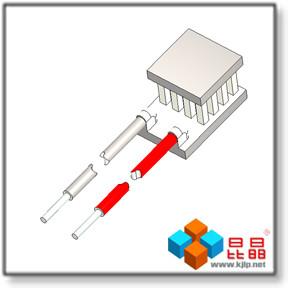 China TES1-012 Series (3.4x5.0mm) Peltier Chip/Peltier Module/Thermoelectric Chip/TEC/Cooler for sale