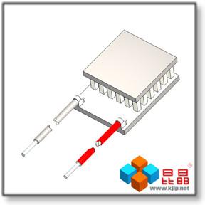 China TES1-018 Series (6.2x8.3mm) Peltier Chip/Peltier Module/Thermoelectric Chip/TEC/Cooler for sale