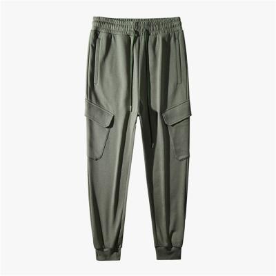 China Viable Mens Sweatpants Solid Color Soft Pants Casual Pants For Men With Tied Feet for sale