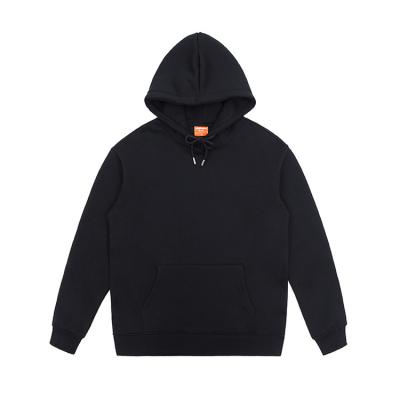 China Anti-pilling men's solid hoodie with heavy fleece hoodie for sale