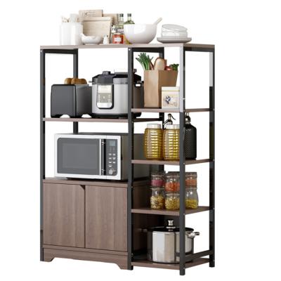 China Kitchen Pragmatic Industrial Rack Rack Shelf Multi-Layer Stocked Rack For Home for sale