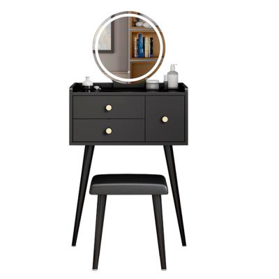 China Storage Customized Pretty Girls Universal Makeup Table Dressing Table With Mirror for sale