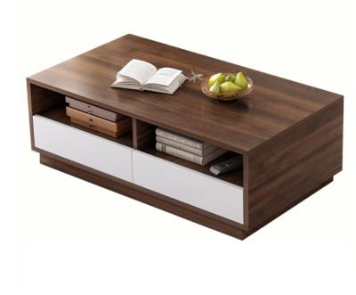 China New Design Good Quality Nordic Economic Wooden Multiple Storage Tea Table Coffee Table for sale