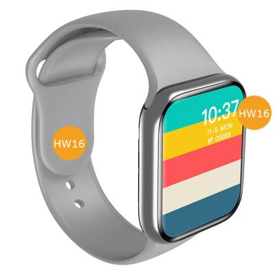 China Touch Screen Smartwatch Ladies Blood Oxygen Heart Rate Ip 68 1.72inch Waterproof Show reloj HW16 Smart Watch for sale