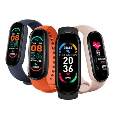 China M6 Female Wifi Band Sports Magnetic Charger Fitness Bracelet Heart Rate Smartphone Smart Watch With Game for sale