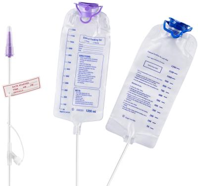 China Easy Operation CE ISO Customized PVC Soft Stomach Enteric Feeding Tube Syringe For Patients for sale