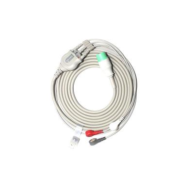 China Physical Factory Directly Sell Separate 3 Leads Break Ecg Trunk Cables Leads for sale