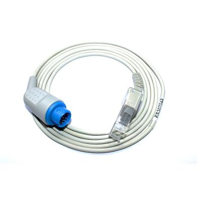 China Eco - Friendly SpO2 Probe Sensor Round 7 Pin 2.2m Reusable SPO2 Extension Cable for sale