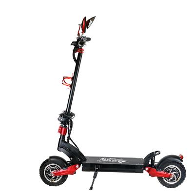 China 60km/h unisex 48V 1600w 10 inch fat tire adult foldable electric scooter for sale