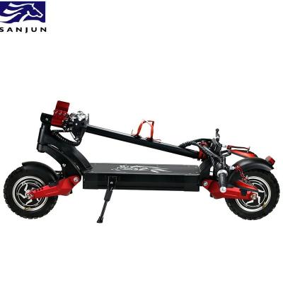 China Capacity Double Motor Unisex Cruising Adult Folding Electric Scooter 50-90km for sale