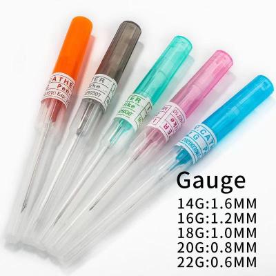 China I.V. piercing needles Vintage 50 Pcs Sterilized Body Needle Catheter Cannula Piercing for sale