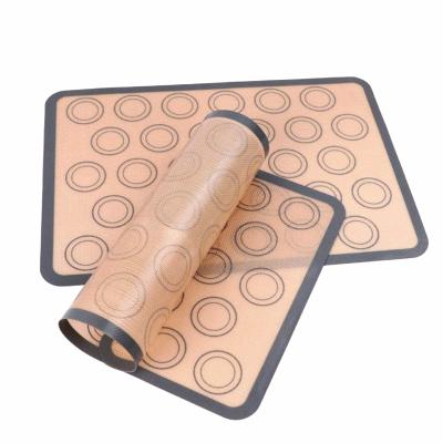 China Sustainable Biodegradable Extra Large Non-Stick Silicone Perforated Mats Kitchen Heat Resistant Silicon Baking Mat Set For Grill for sale