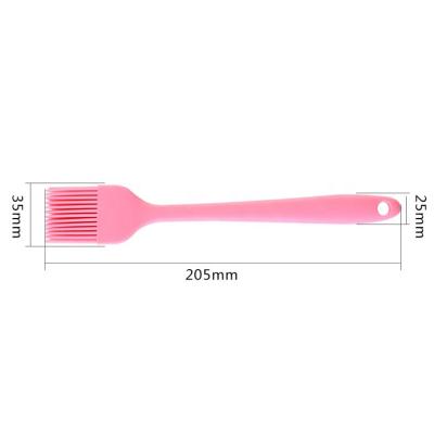 China Viable Cooking Oil Barbecue Grill Brushes Bristle Silicone Material Baking Pastry Brush for sale