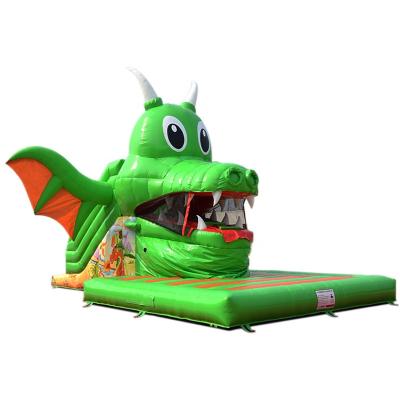 China New Design Commercial Inflatable Vivid Dragon Slide For Kids for sale