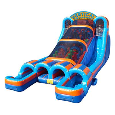 China Cheap Inflatable Climbing Dash Children Commercial Vertical Waterslide Swimming Pool Small Inflatable Water Slide for sale