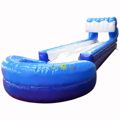 China Commercial Blue Wave Water Slip N Inflatable Water Slide For Adult And Kids for sale