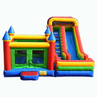 China Commercial Wholesale Commercial Bouncy Inflatable Bouncer Jump Jumper Bounce House For Kid Party Combo With Slide for sale