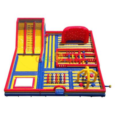 China Popular Store Custom 20x20m Theme Cheap Mobile Inflatable Kids Play Indoor Trampoline Park Equipment For Sale for sale