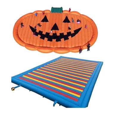 China Commercial Cheap Giant Inflatable Jumping Pillow Inflatable Pumpkin Bounce Pad For Sale for sale