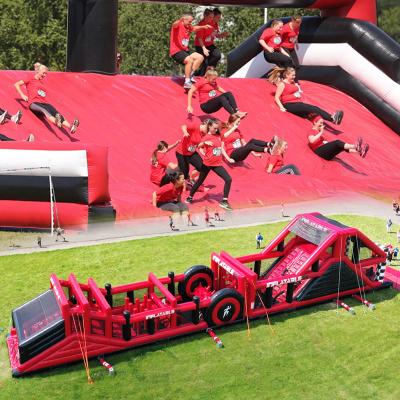 China Large Commercial Custom Inflatable Race 5k Obstacle Course For Running 5k Event for sale