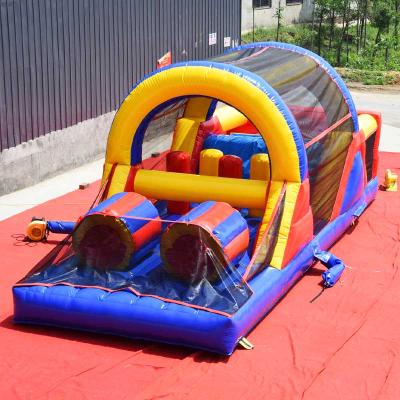 China Commercial kids inflatable playland small inflatable obstacle course for sale for sale