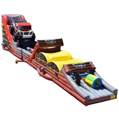 China Commercial Inflatable Monster Truck Obstacle Course for sale