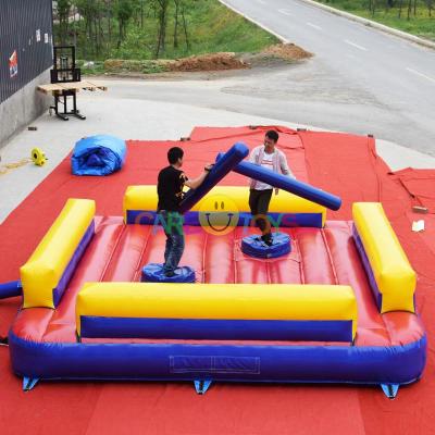 China Commercial inflatable jousting kids gladitor pedestal interactive jousting game for sale for sale