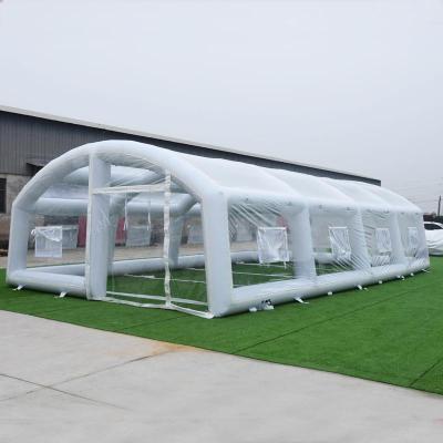 China Large Commercial Custom Outdoor Inflatable Swimming Pool Cover , Inflatable Water Poor Tent For Sale for sale